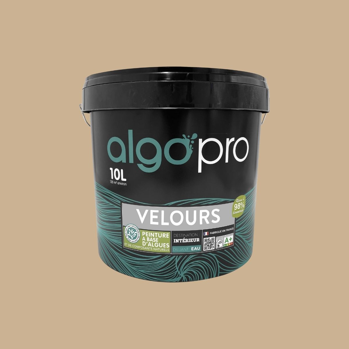 Peinture écologique professionnelle - Beige Caramel Doré