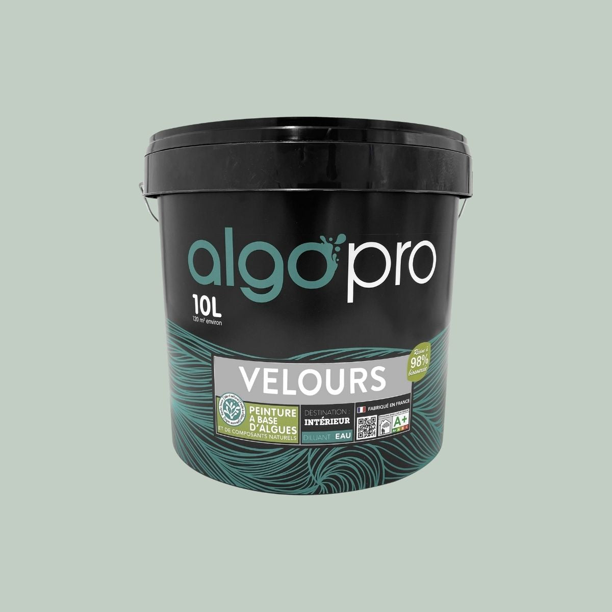 Peinture écologique professionnelle - Vert d'eau apaisant